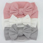 3Pcs/Lot Knit Baby Headband Bow Set