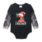 Baby Boys Romper Long Sleeve Tattoo Print