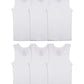 Fruit of the Loom Boys' Cotton White T Shirt 4-5T Tank - Toddler - 6 Pack - White