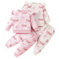 Cute Butterfly Print Baby Sweater and Pants Set