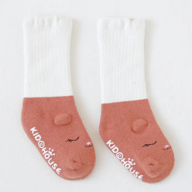 Cozy Terry Baby Floor Socks