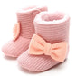 Cozy Sunflower Cotton Baby Boots