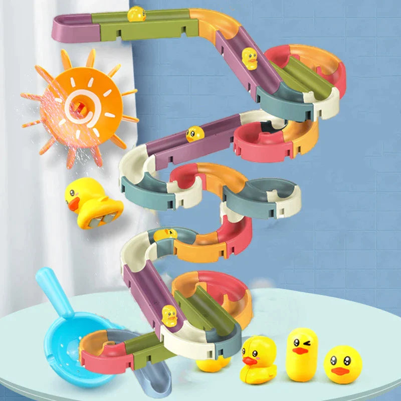 Baby Bath Toy Duck Slide Bathroom