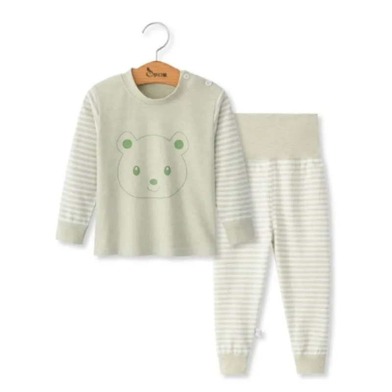 Noah Baby Long Sleeve Cotton Pajamas Set