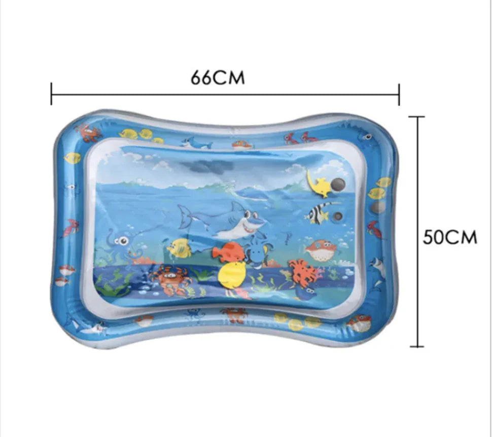 Inflatable Sea Turtle Baby Water Play Mat