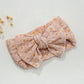 Print Nylon Baby Girl Headband Bow Topknot