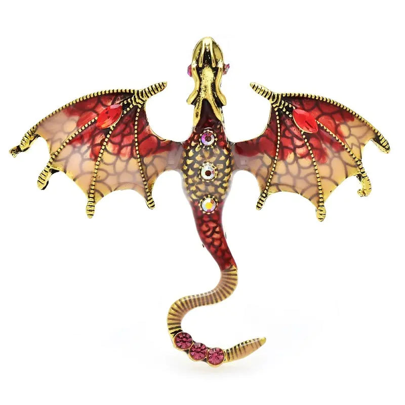 Baby Enamel Dragon Brooches For Women/Men