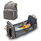 Convertible Lightweight Diaper Baby Bed Bag