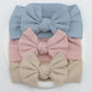 3Pcs/Lot Knit Baby Headband Bow Set