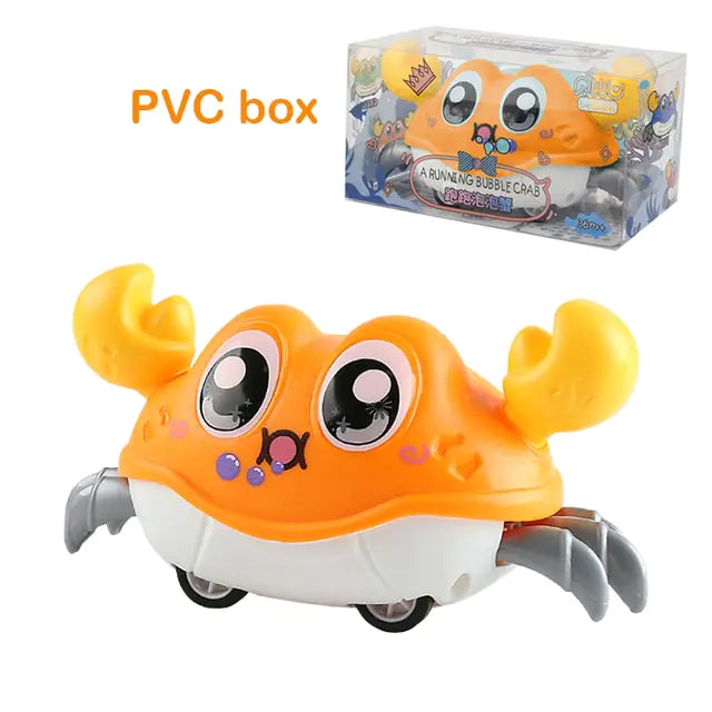 Cute Sensing Crawling Crab Baby Toys Interactive