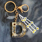 Baby Daisy Initial Key Chain