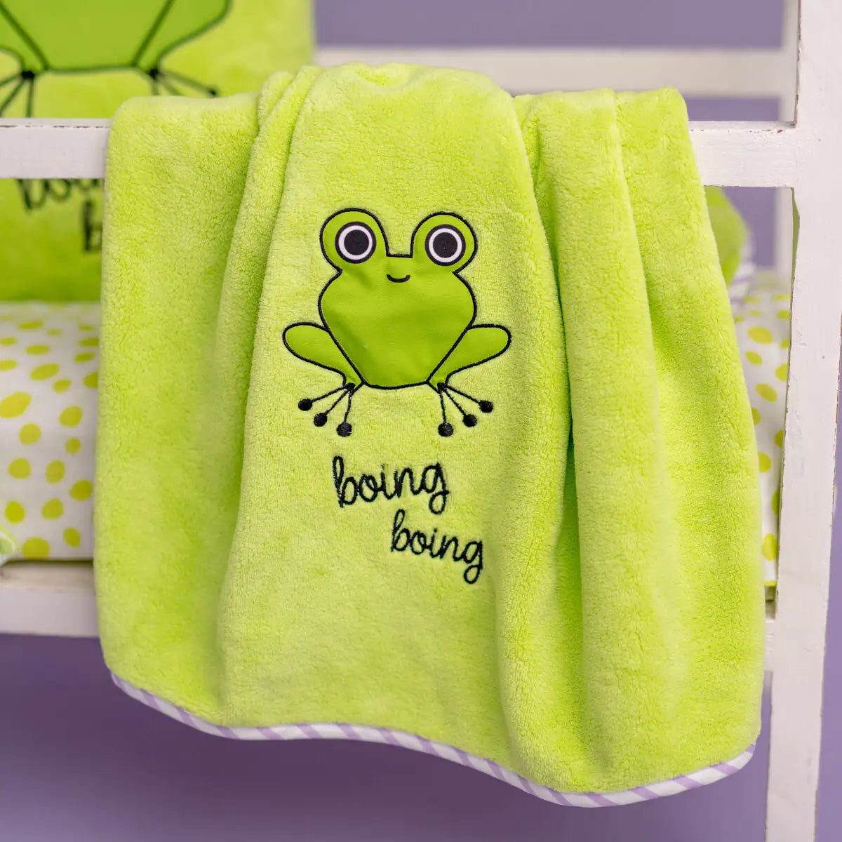 Milk&Moo Cacha Frog Baby Blanket Set