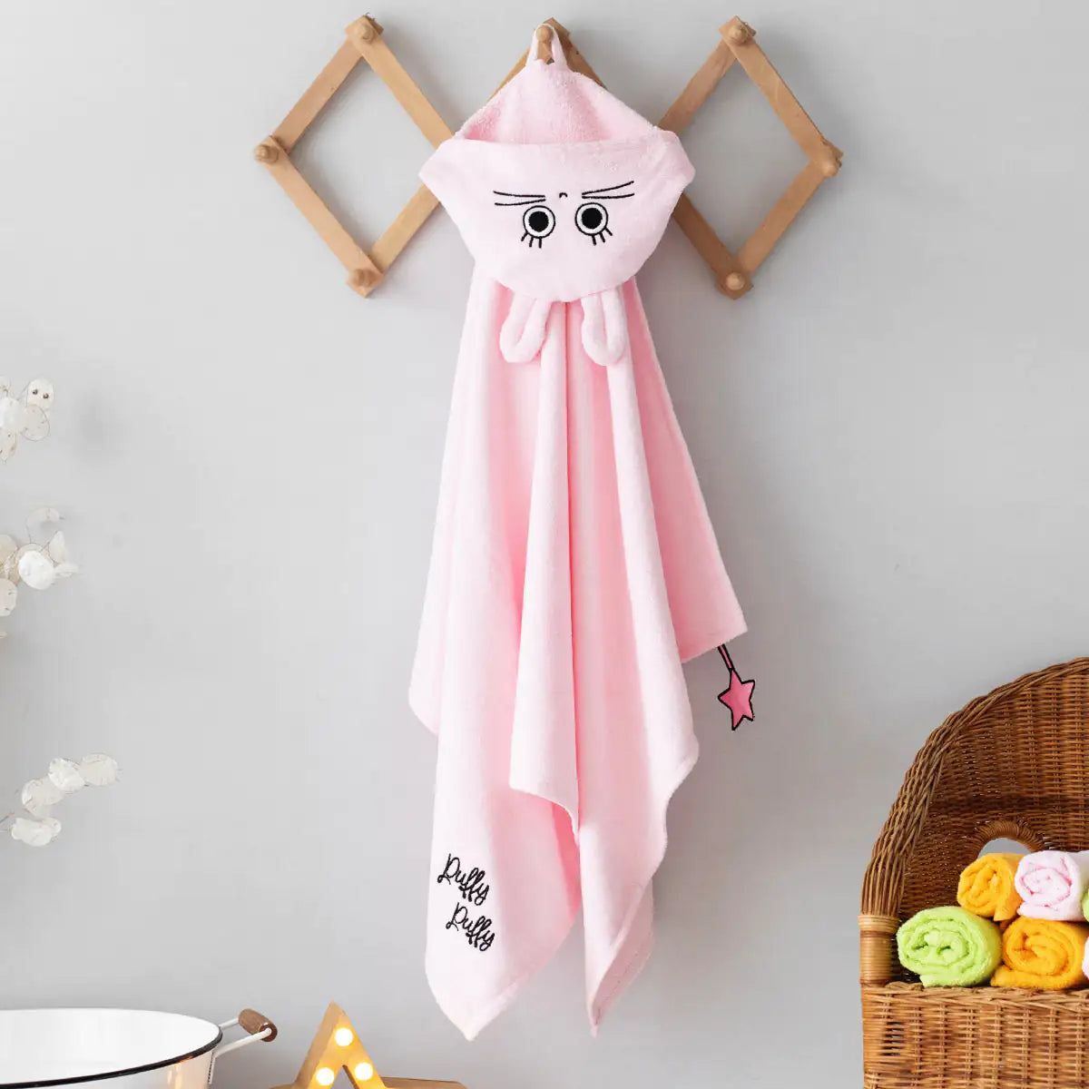 Milk&Moo Chancin Velvet Hooded Baby Towel