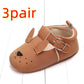 Spring and autumn cartoon animal baby shoes matte leather non-slip soft bottom baby shoes wholesale 0884