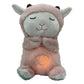 Cross-border New Breathing Lamb Baby Sleeping Soothing Sleep Music Plush Toy