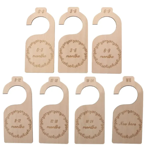 Wooden Baby Closet Size Divider Set