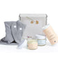 Organic new baby gift set - welcome little one!