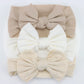 3Pcs/Lot Knit Baby Headband Bow Set