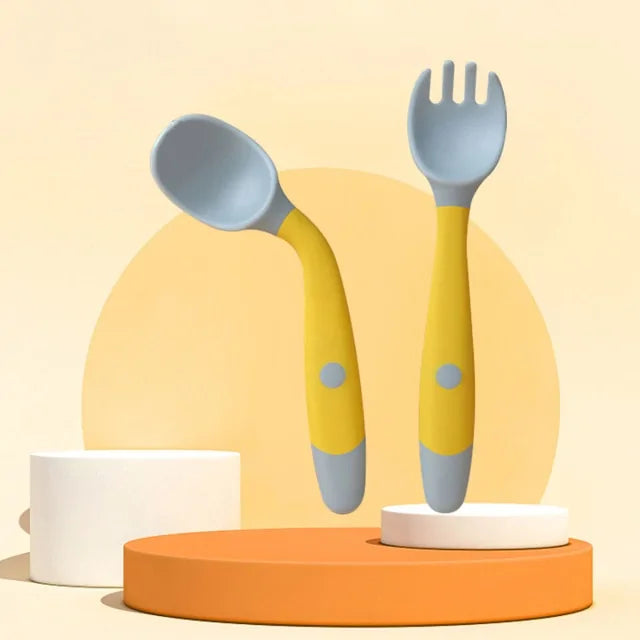 Silicone Spoon for Baby Utensils Set