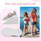 nerteo Toddler/Little Kid Boys Girls Shoes Running/Walking Sports Sneakers 1 Little Kid Light Grey/Pink