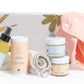 Organic full care new baby gift set - welcome little one!