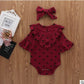 Baby Romper Polka Dot Ruffles Playsuit