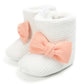 Cozy Sunflower Cotton Baby Boots