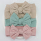 3Pcs/Lot Knit Baby Headband Bow Set