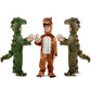 Spooktacular Creations Realistic T-rex Costume Outfit Dinosaur Jumpsuit with Egg for Kids Toddler Halloween Dress-up Party Bronze 3T(3-4 yrs)