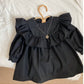 Baby Girl Cotton Ruffle Long Sleeve Dress