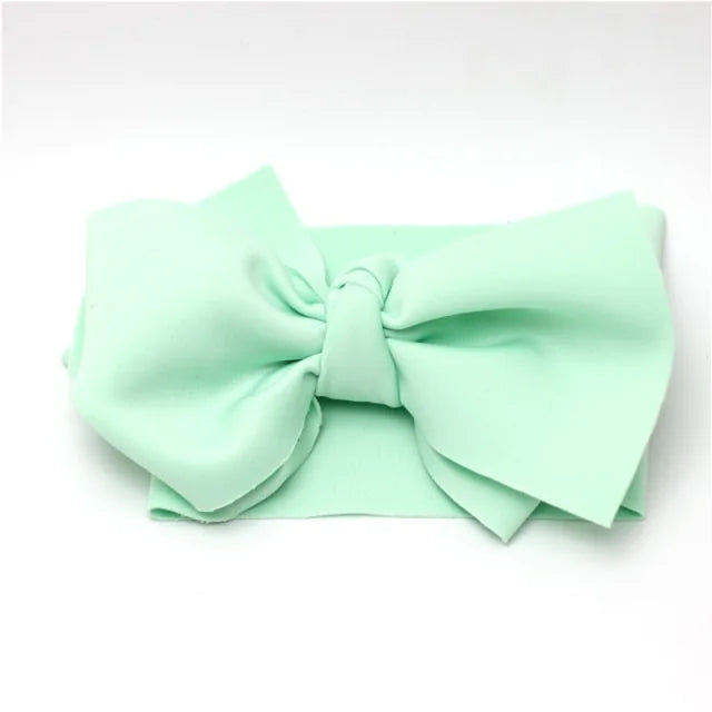 Oversize Bow Baby Girls Winter Headwrap