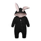 Rabbit Ear Hooded Baby Rompers