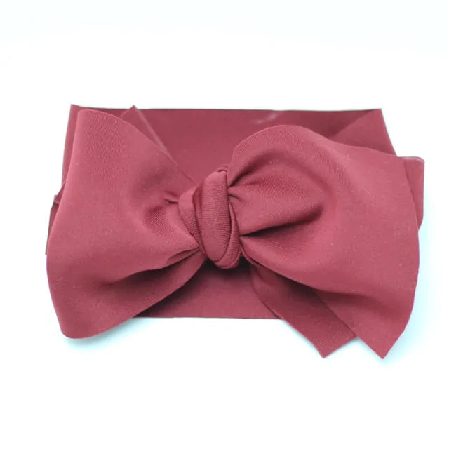 Oversize Bow Baby Girls Winter Headwrap