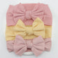 3Pcs/Lot Knit Baby Headband Bow Set