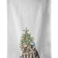 German Shepherd Momma Baby Christmas Presents and Tree Kitchen Towel Set of 2